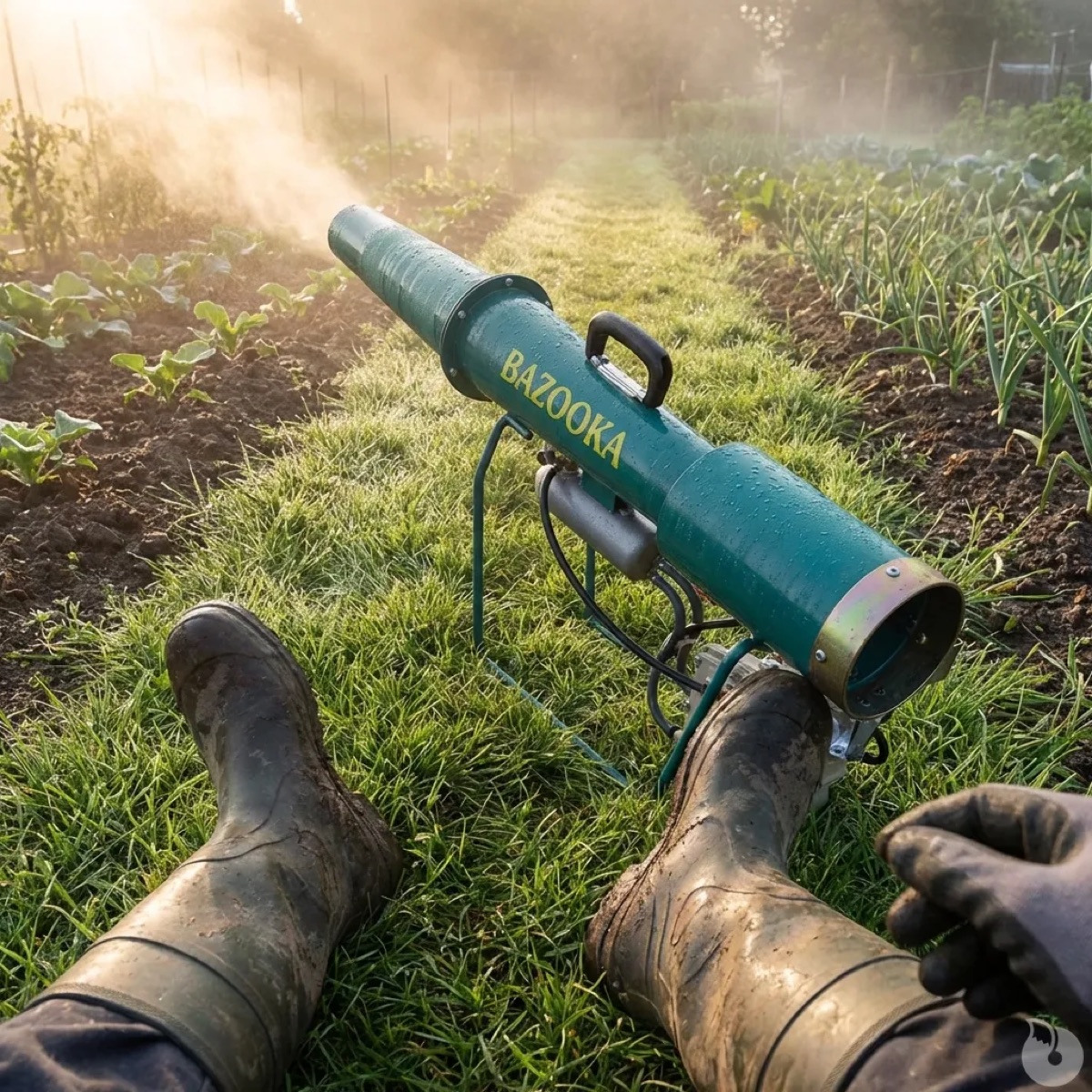 Image canon à gaz Bazooka DBS-MC 125dB piézoélectrique illustrant la FAQ sur la protection des cultures